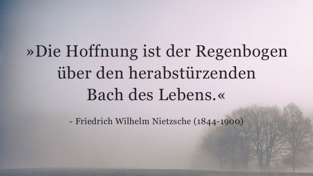 Trauerspruch » Friedrich Wilhelm Nietzsche